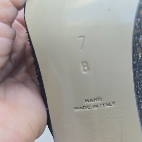 Walter Steiger Black and Gold Mules - Picture 13 of 14